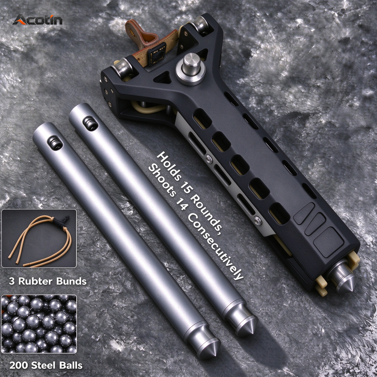 Acotin 15-Shot Automatic Loading Slingshot